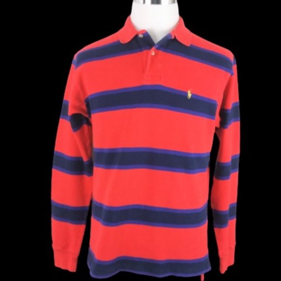 Polo Ralph Lauren Other - VTG Polo Ralph Lauren Rugby Long Sleeve Striped L